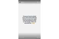 Greg Biffle shares a story seeking help from his followers present at the Daytona (@gbiffle on Instagram)